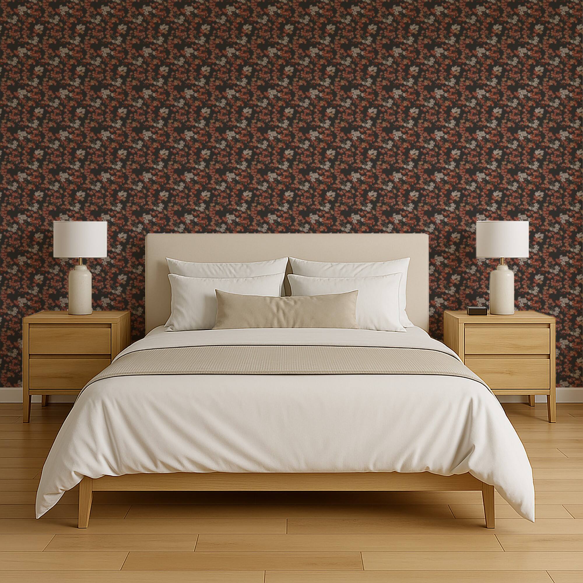 Designs Direct Embroidered Cherry Bloom Wallpaper